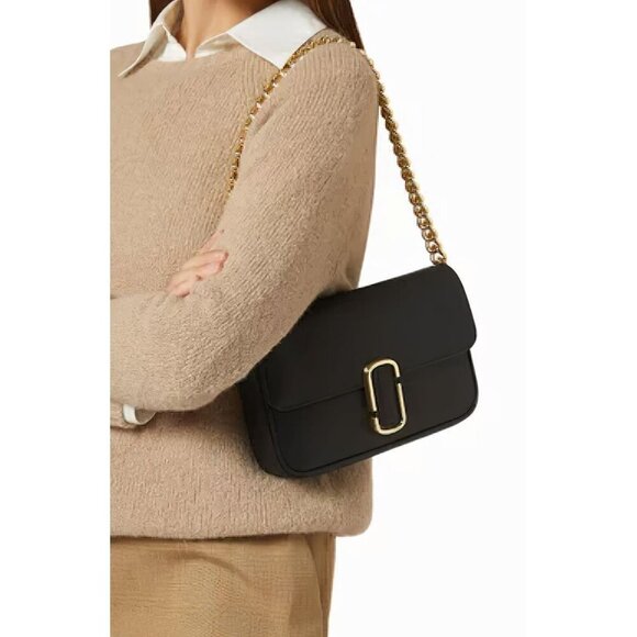 Marc Jacobs Women's The J Marc Shoulder Crossbody Bag Black OS - Picture 12 of 16